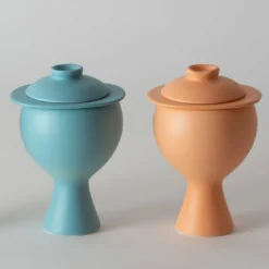 Vaso di erbe arancione Graal