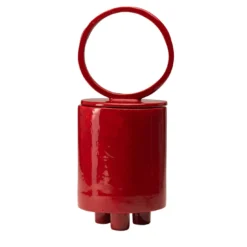 Vaso in ceramica rossa Cateto