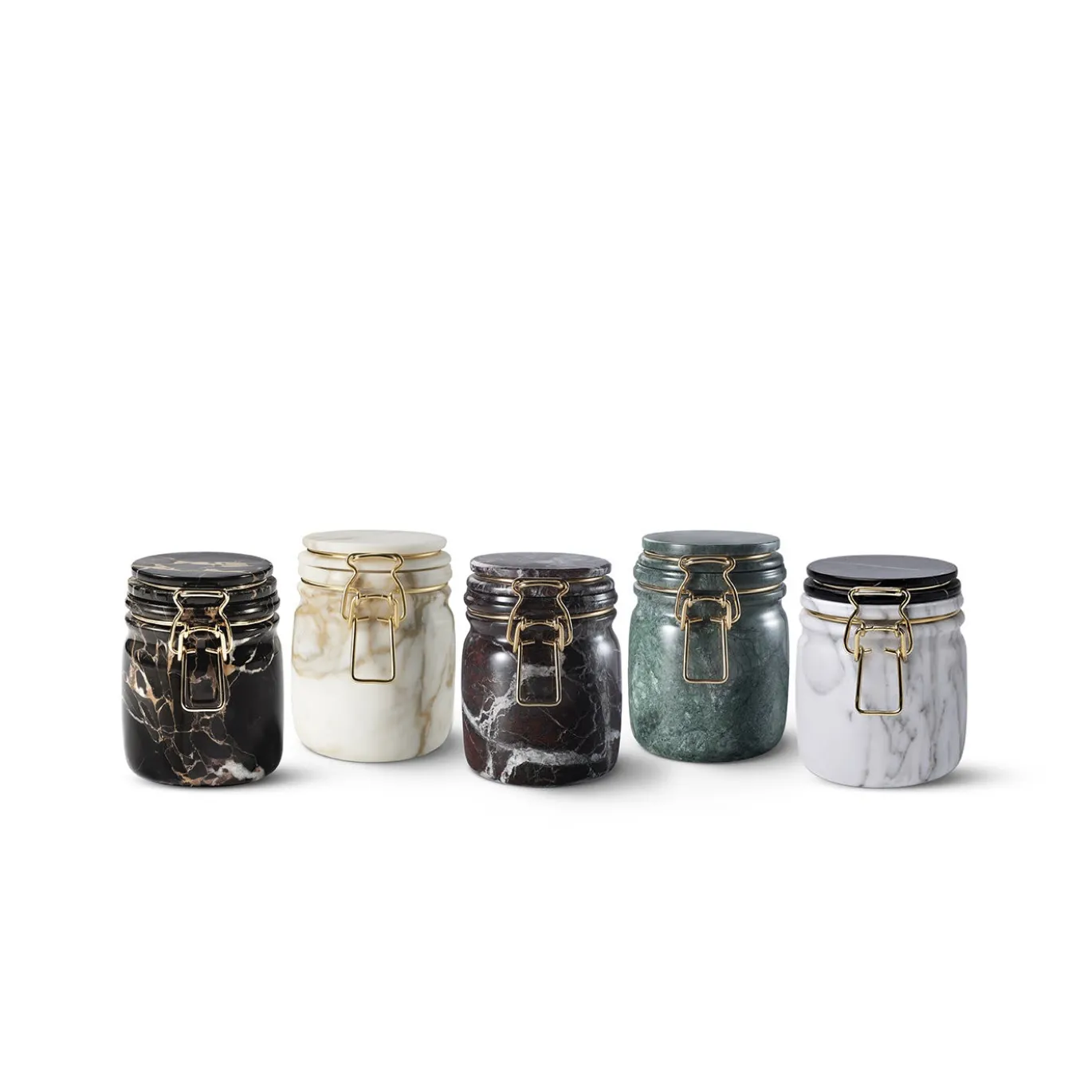 Vaso Miss Marble in marmo Portoro di Lorenza Bozzoli