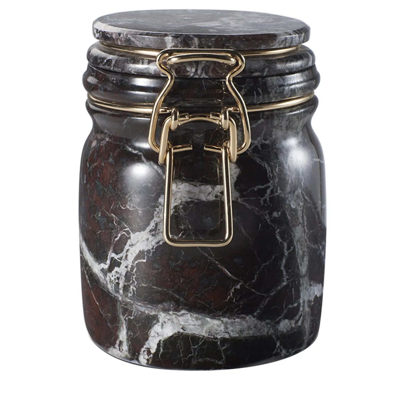 Vaso Miss Marble in marmo rosso di Levanto di Lorenza Bozzoli