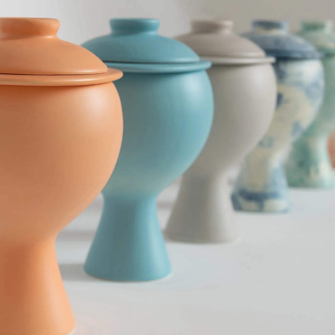 Vaso per erbe Graal Turchese