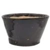 Vaso piccolo nero e naturale