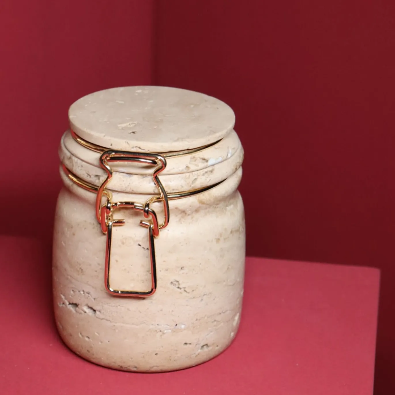 Vaso Travertino Miss Marble