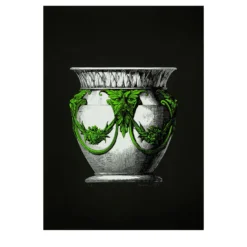 Vaso Verde Serigrafia