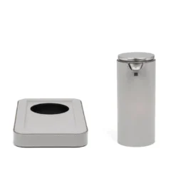Vassio Igea in pelle grigia con dispenser automatico