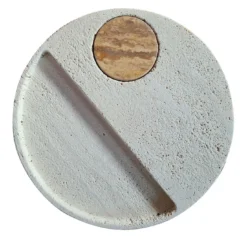 Vassoio Aperitivo Moon in Travertino Romano