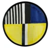Vassoio in ceramica gialla Bauhaus di Benedetto Longobardi