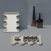 Vassoio in marmo beige Ossicle