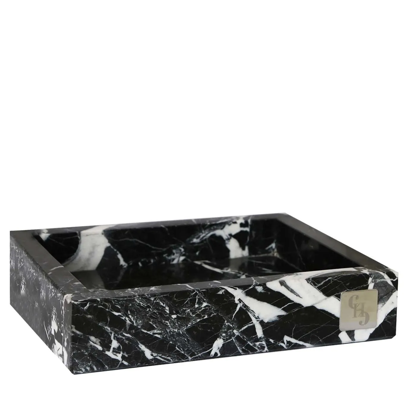 Vassoio in marmo nero Marquina Living