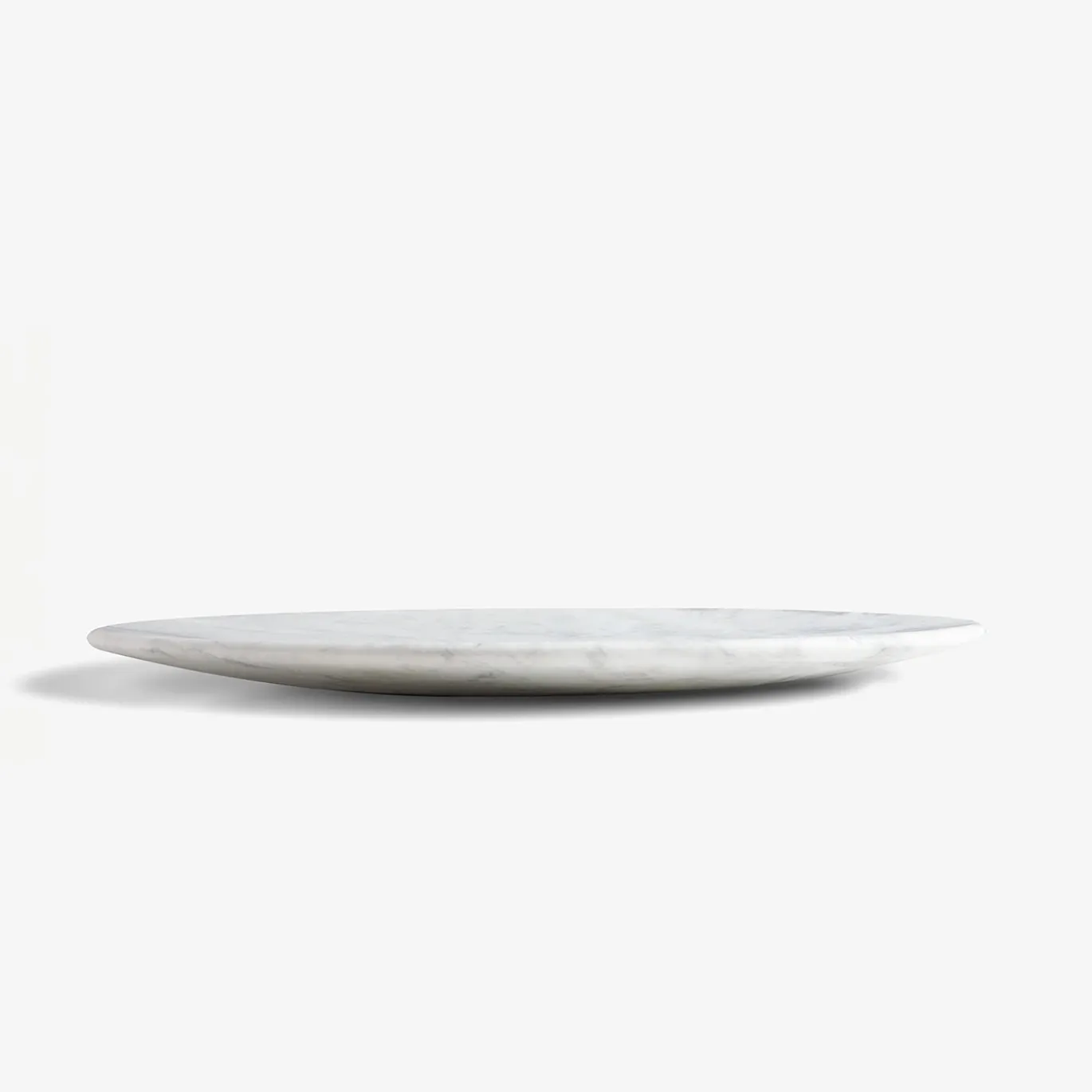Vassoio Lepos in marmo bianco di Carrara