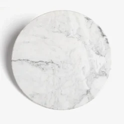 Vassoio Lepos in marmo bianco di Carrara