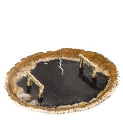 Vassoio Medio in Legno Pietrificato