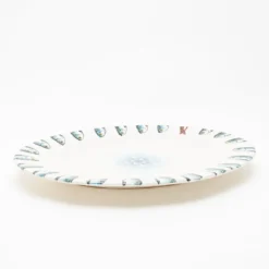 Vassoio ovale Controcorrente in Ceramica