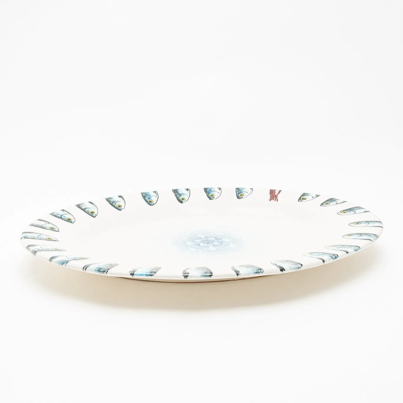 Vassoio ovale Controcorrente in Ceramica