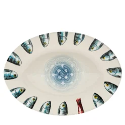 Vassoio ovale Controcorrente in ceramica #2