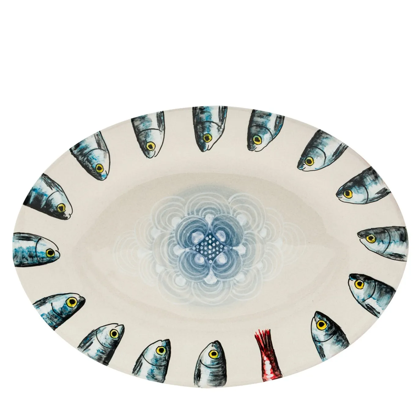 Vassoio ovale Controcorrente in ceramica #2