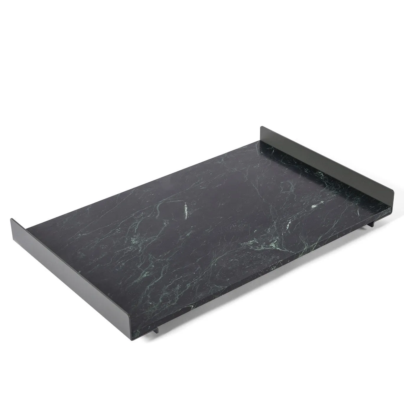 Vassoio Pietra L03 in marmo Verde Alpi di Piero Lissoni