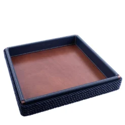 Vassoio quadrato blu
