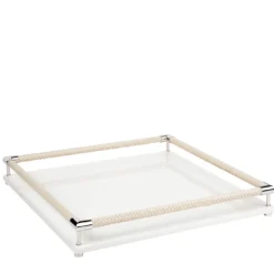 Vassoio quadrato laccato Thea