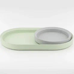 Vassoio Renzo Salvia Verde per Interni ed Esterni