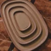 Vassoio rettangolare grande Maris Natural Tones di Kelly Wearstler
