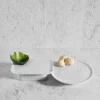 Vassoio Rettangolare in Marmo Bianco Lust
