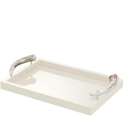 Vassoio rettangolare laccato Dafne Small