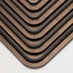 Vassoio rettangolare Lloyd N. 6 con cornice nera
