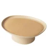 Vassoio rialzato rotondo beige grande Maris di Kelly Wearstler