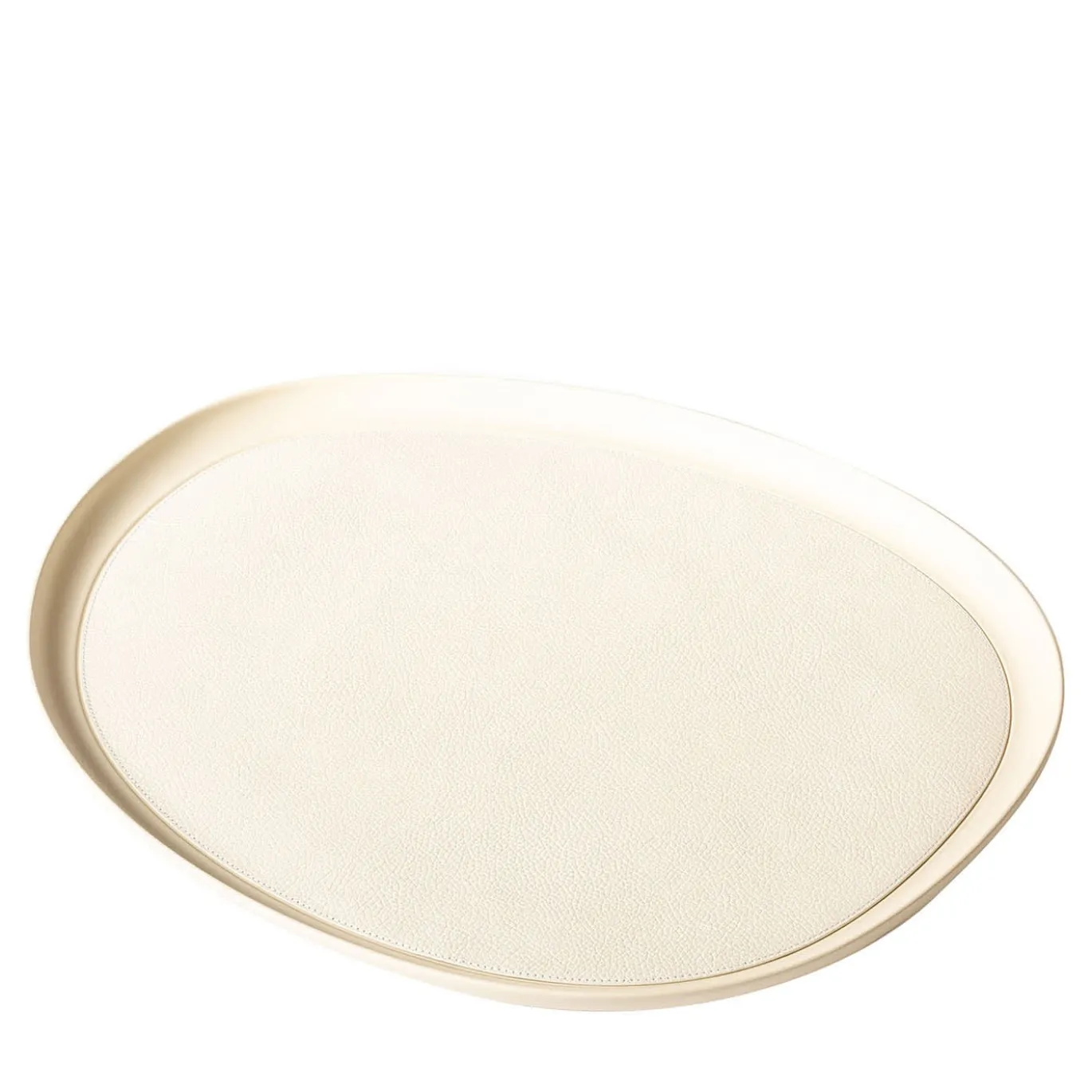 Vassoio rotondo bianco extra large Maris di Kelly Wearstler