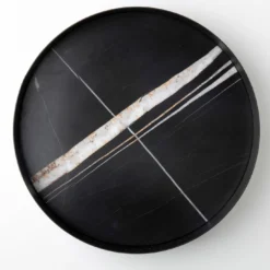 Vassoio rotondo Eclittica Sahara Noir