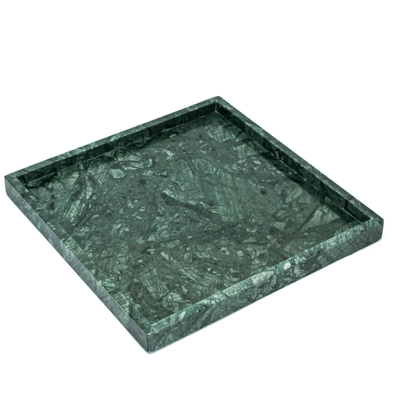 Vassoio Set da Bagno in Marmo Verde