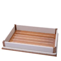 Vassoio XL rettangolare beige #1