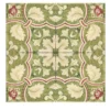 Verde Collina Set di 4 piastrelle #9