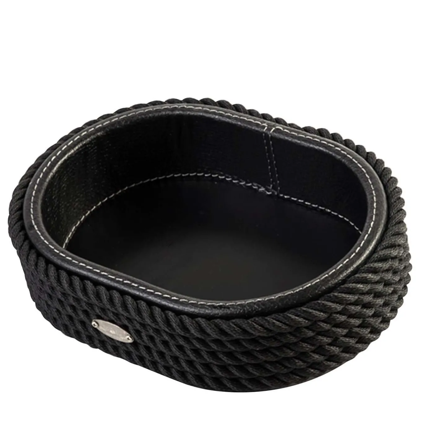 Videopoche ovale nera piccola