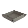Vide-Poche Michelangelo Butterfly in pelle grigio luna