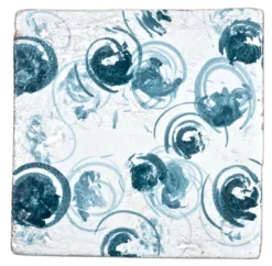Vortice Set di 25 piastrelle quadrate verdi