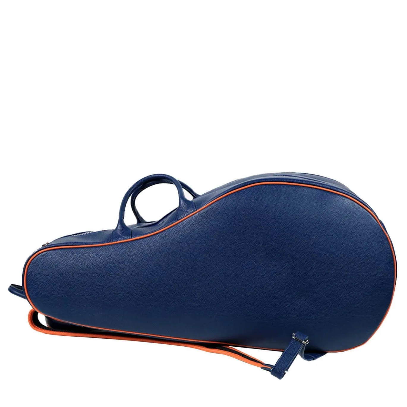 Zaino da Tennis in Pelle Blu Classic