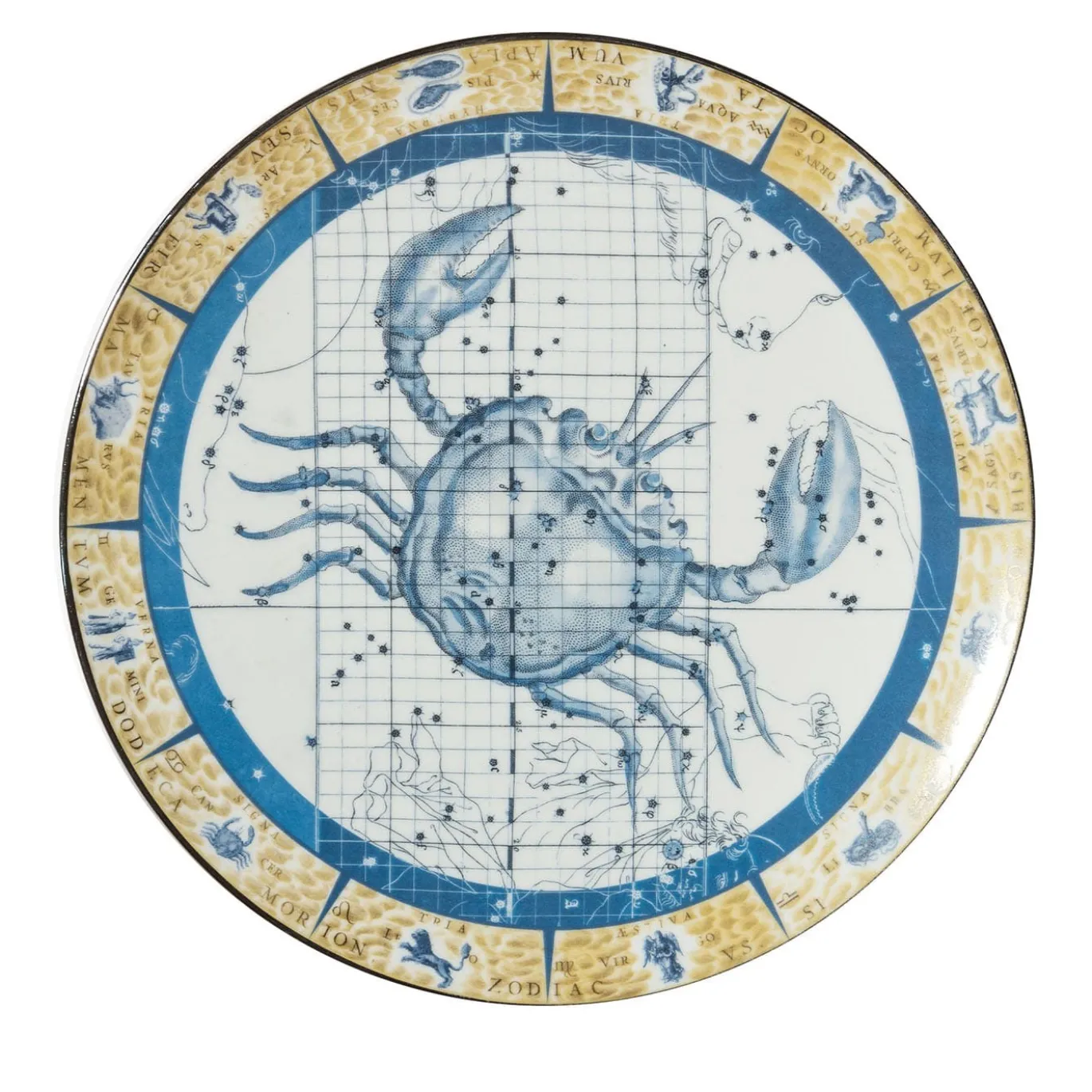 Zodiacus piatto decorativo in porcellana Cancro